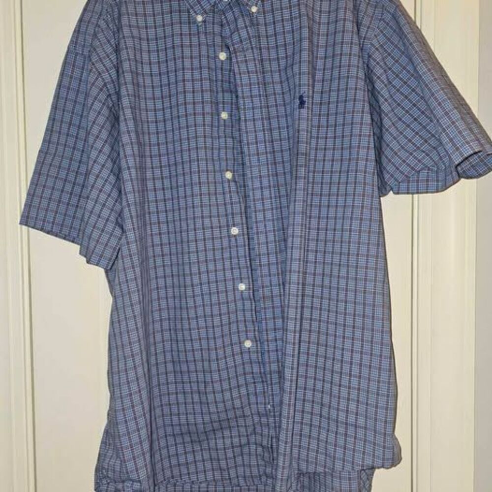 Ralph Lauren Blake XL Short Sleeve Button Down Shirt